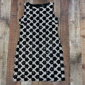 Ralph Lauren | Black Sleeveless Sequined Dress